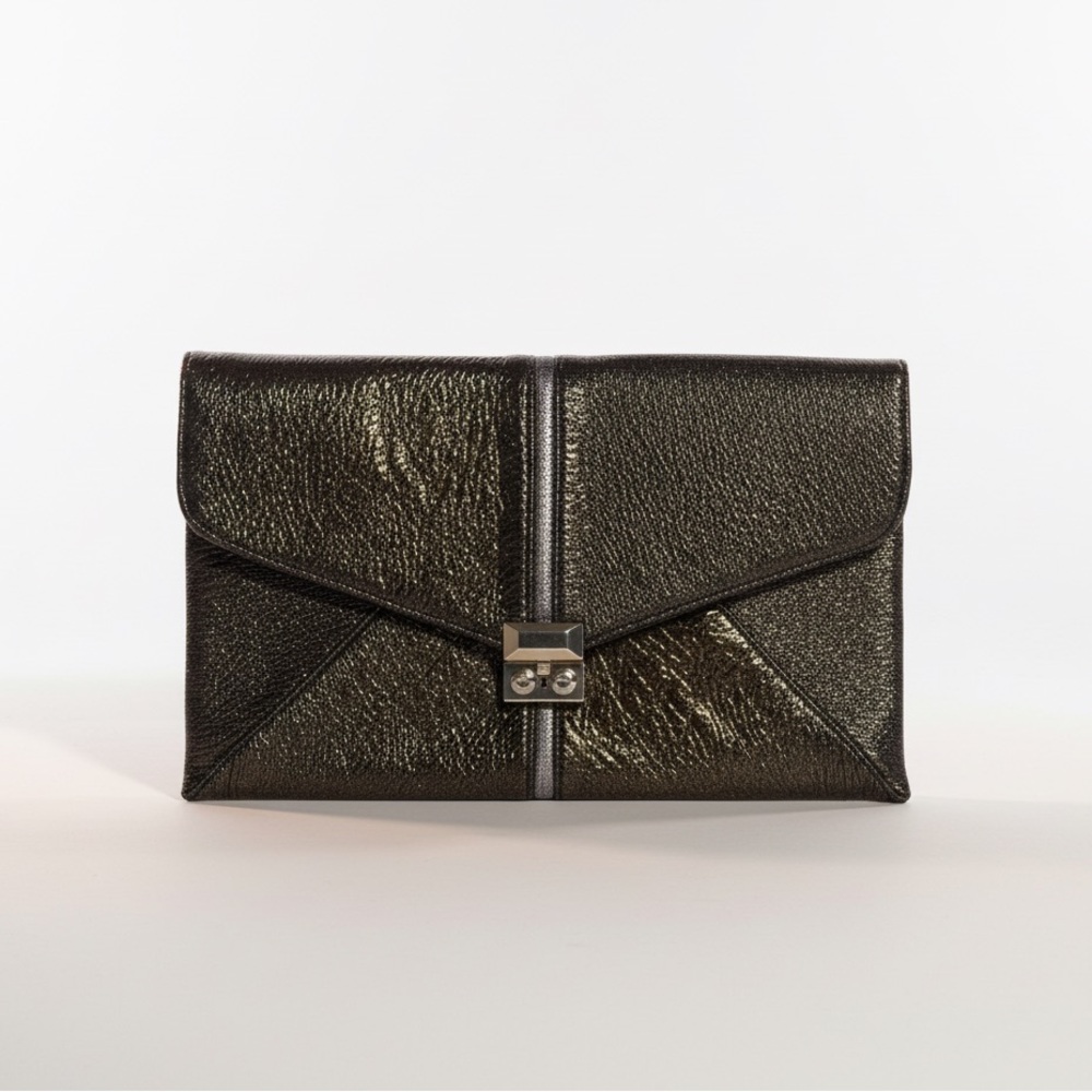 Henri Bendel Bronze Clutch